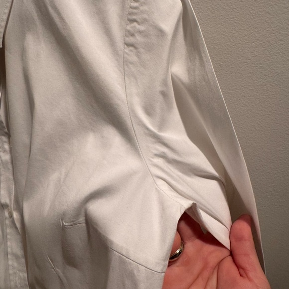 CAROLINA HERRERA Classic Cotton Button-Front Shirt $590 Size 4 - Picture 11 of 11